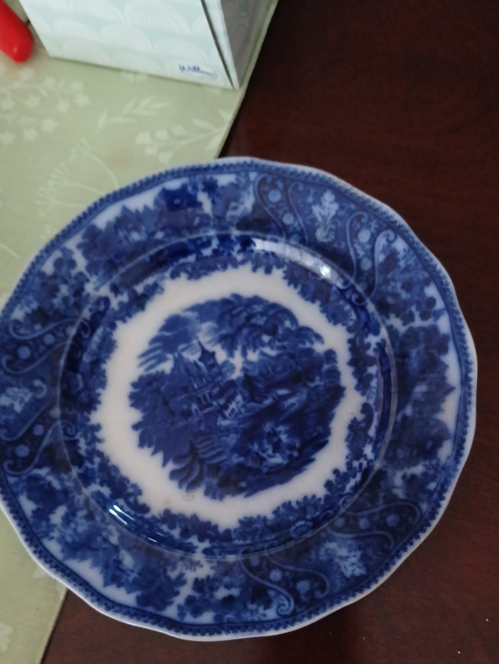 Burgess & Leigh Nonpareil Flow Blue Dinner Plate